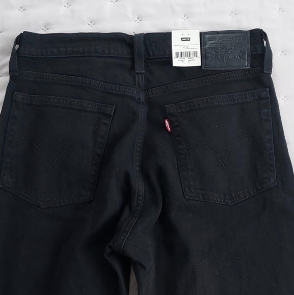 Levi's Wedgie Straight Black Sprout - Picture 8 of 13